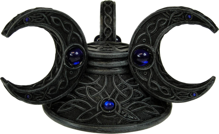 Celtic Triple Moon Crystal Ball Holder 10cm