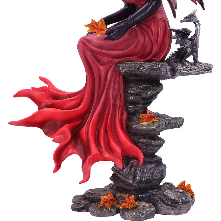 Autumn Fairy with Dragon Figurine 60cm Carreen