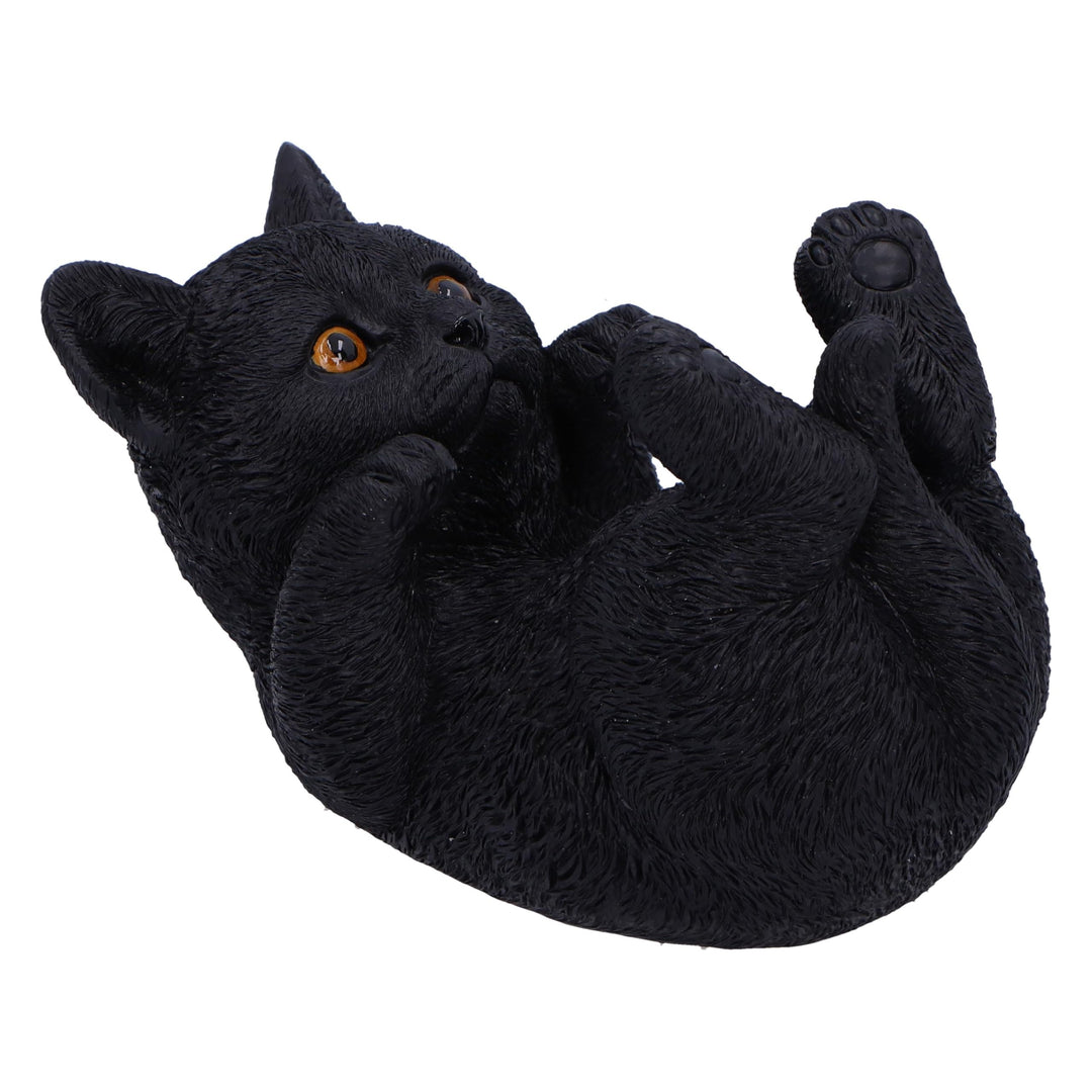 Familiar Helper Black cat Mobile Phone Holder 12.5cm