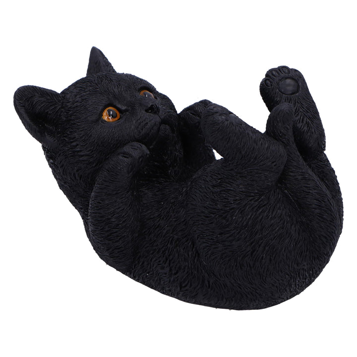 Familiar Helper Black cat Mobile Phone Holder 12.5cm