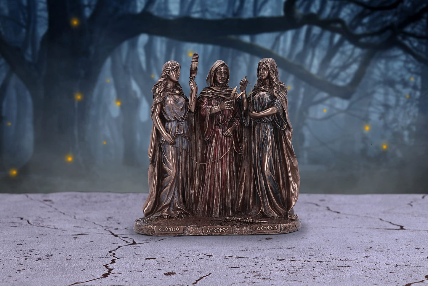 The Three Fates of Destiny Bronze Ornament 19cm 7
