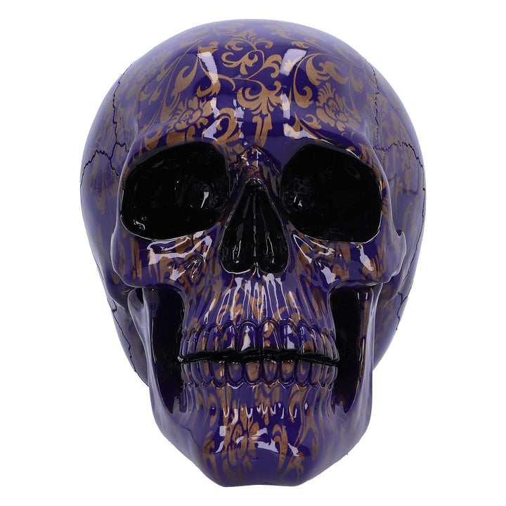 Indigo Elegance Skull 18.5cm