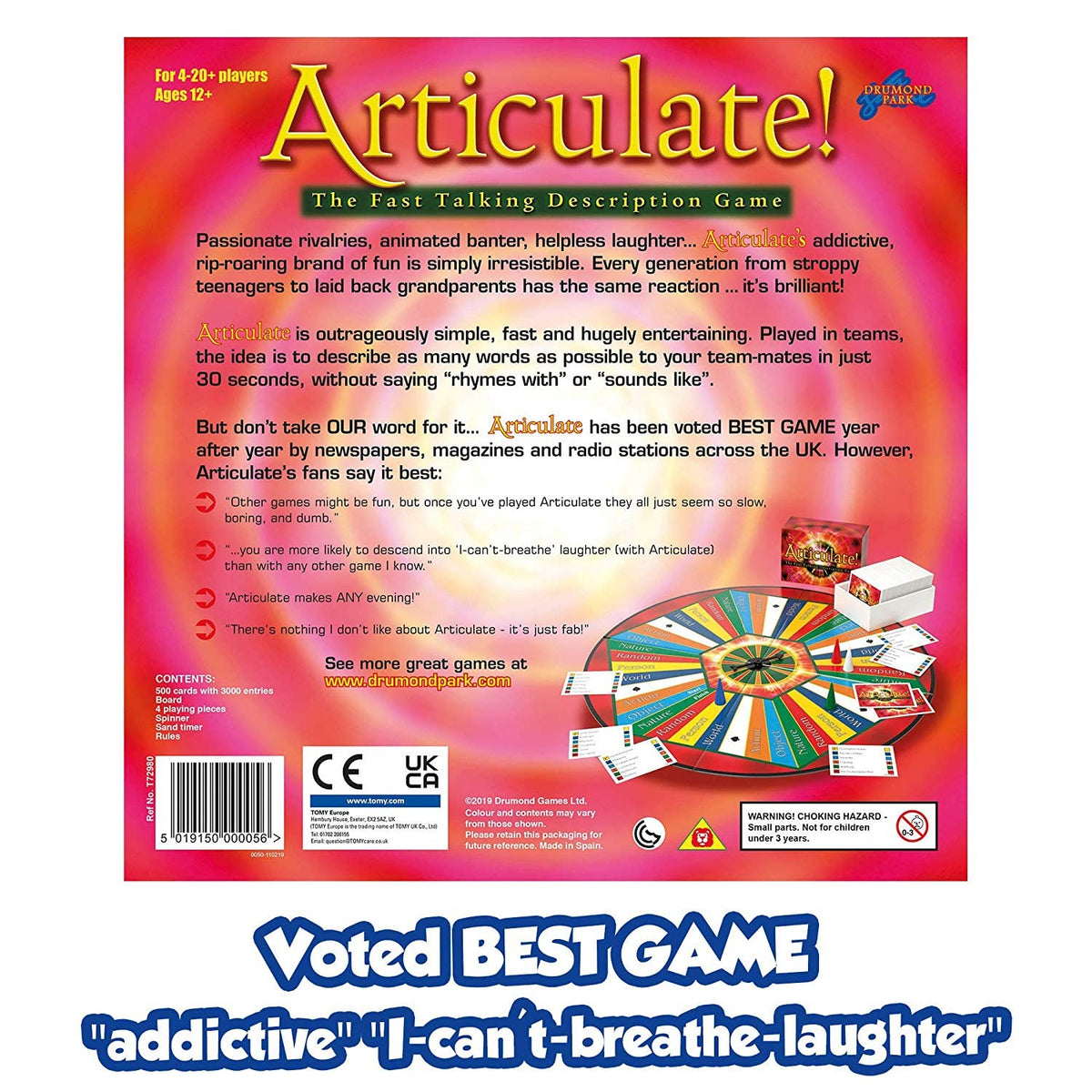Articulate Board Game by Drumond Park 8