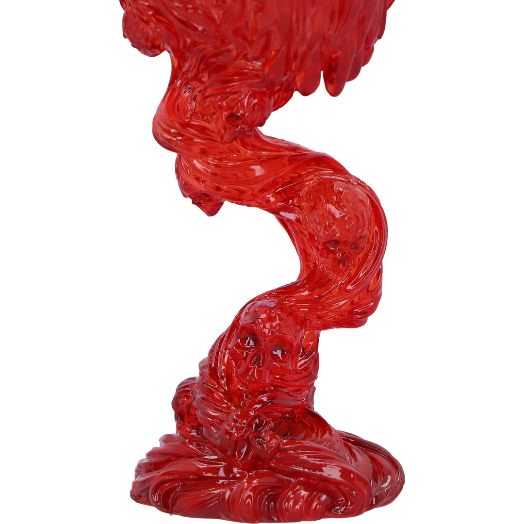 Soul Spirit Clear Red Skull Goblet Fire 19.3cm