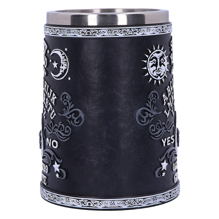 Black and White Spirit Board Tankard Mug