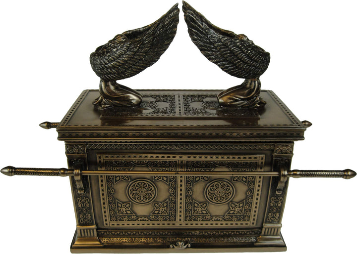 Bronzed Ark of the Covenant With Winged Cherrubs 28cm