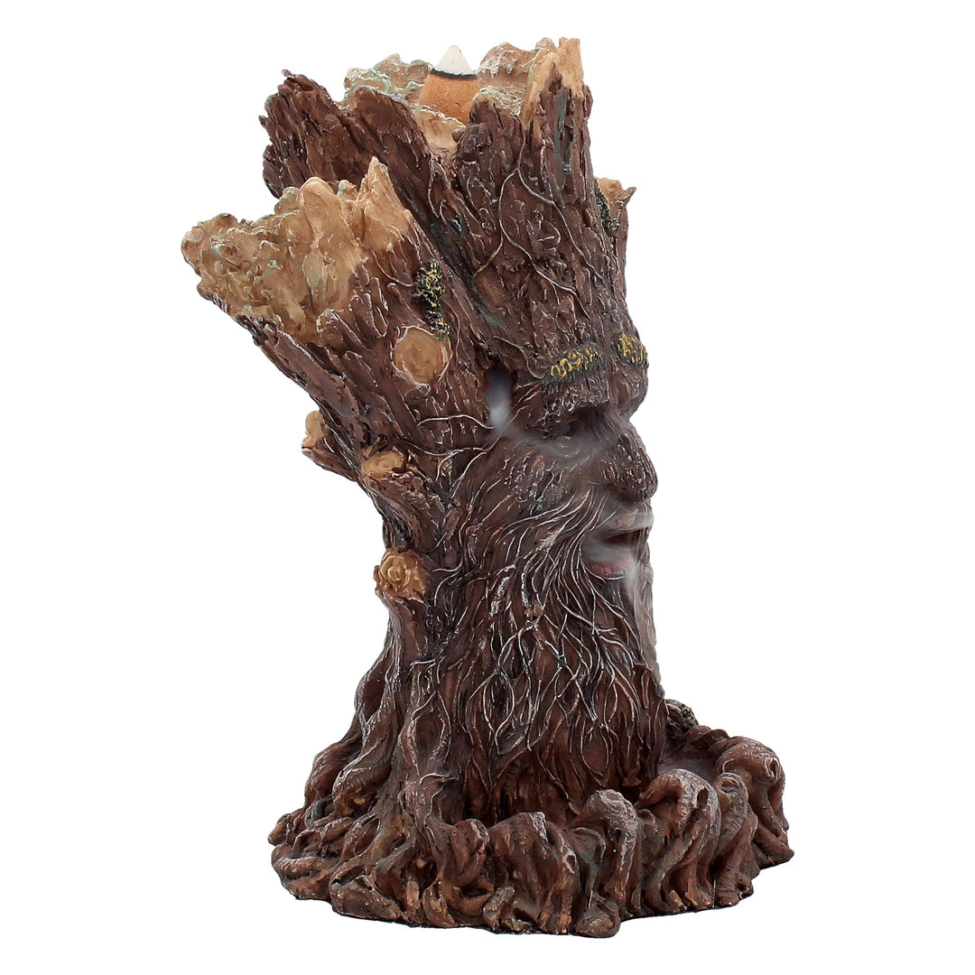 Tree Spirit Green Man Backflow Incense BurnerTower 19cm Tower