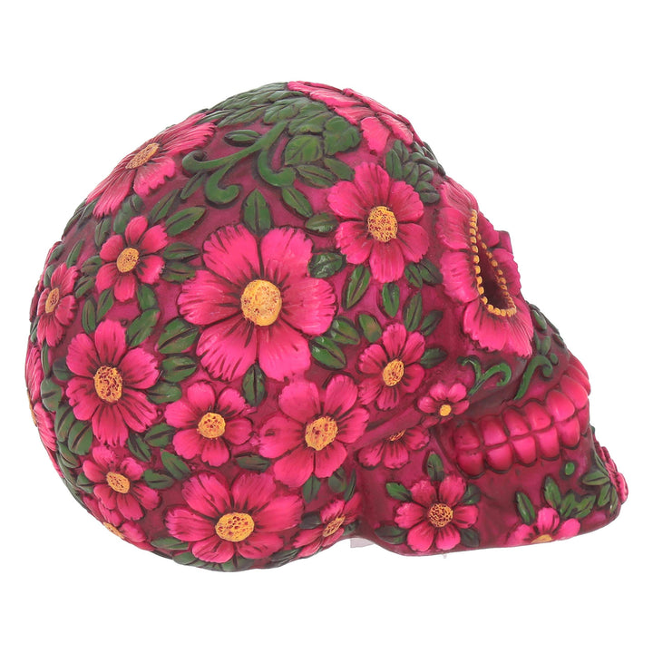 Sugar Blossom Pink Skull 14.5cm