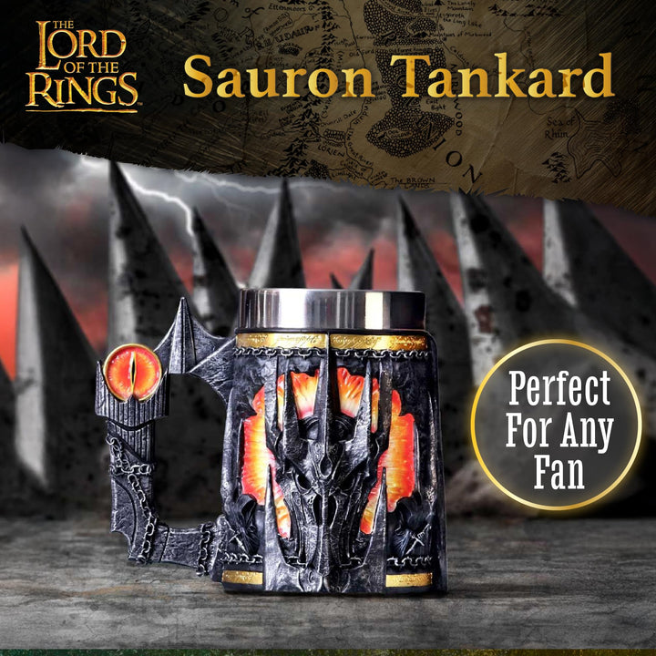 Lord of the Rings Sauron Tankard 15.5cm Officially Licensed