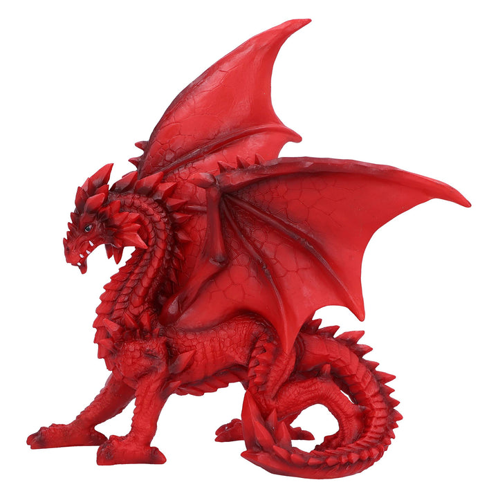 Tailong Red Dragon Figurine 21.5cm