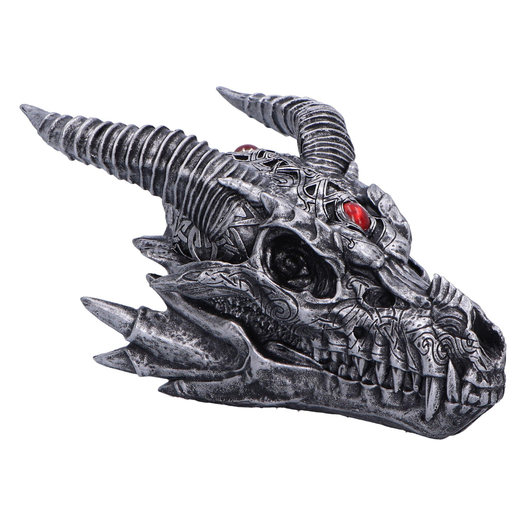 Tribal Flame Dragon Skull Head 21.5cm