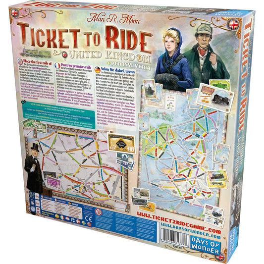 Ticket To Ride Map Collection Volume 5 United Kingdom & Pennsylvania Map Expansions 2