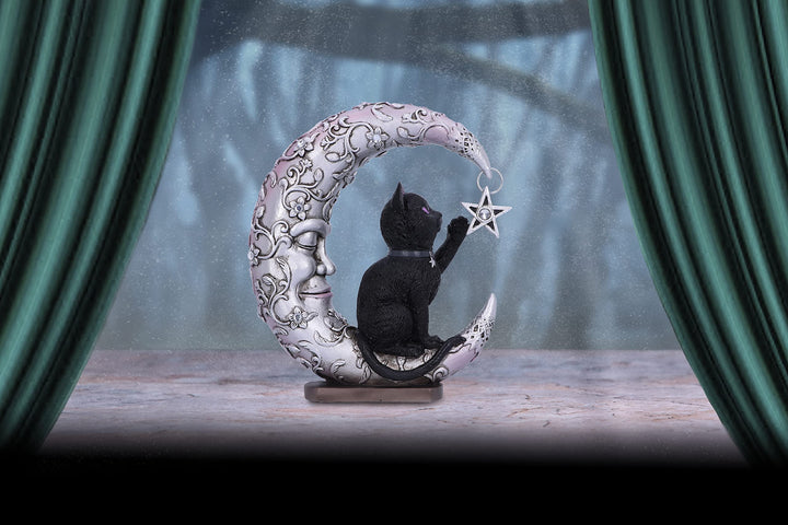 Luna Companion Moon and Cat Ornament 18.8cm