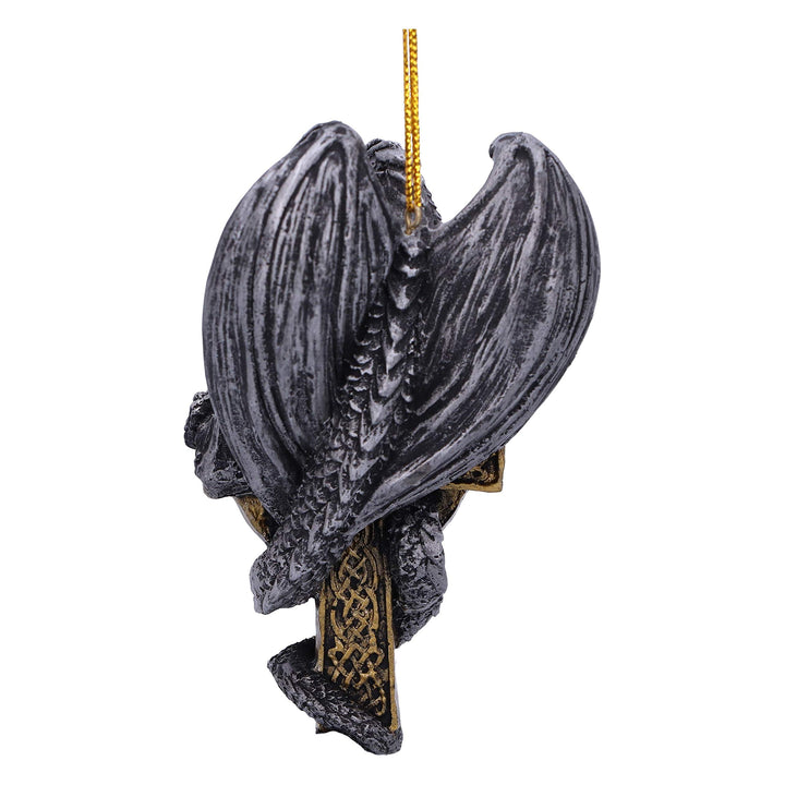 Claus Festive Hanging Dragon Ornament 11cm