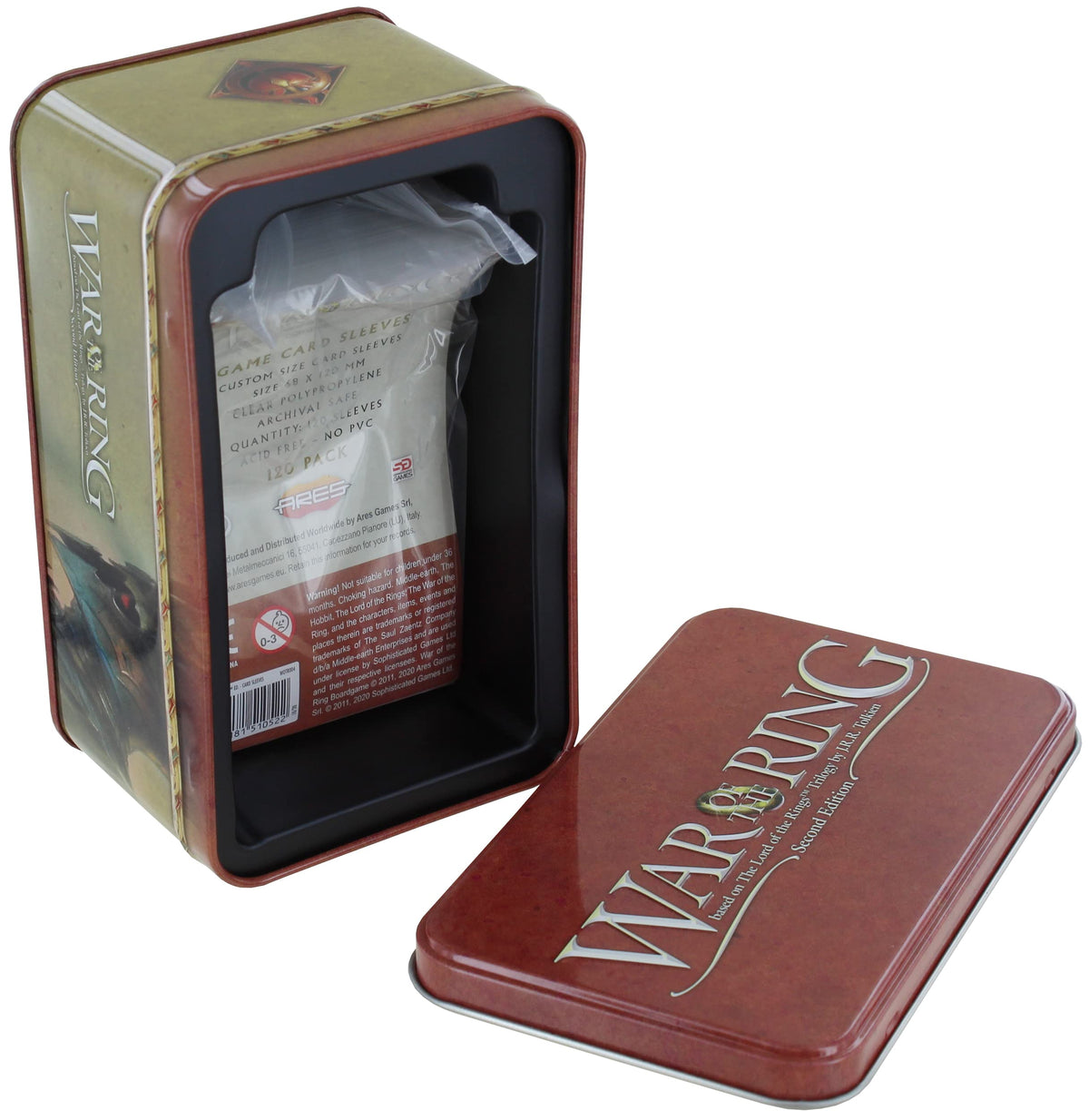 War of the Ring Card Box and Sleeves Witch King Edition Second Edition 2