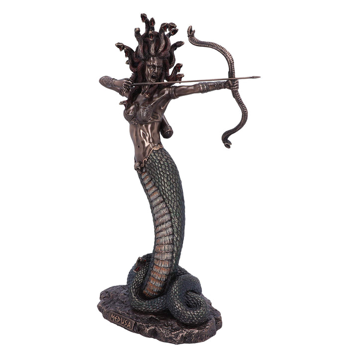 Bronze Mythological Medusas Wrath Figurine 36cm Medusa