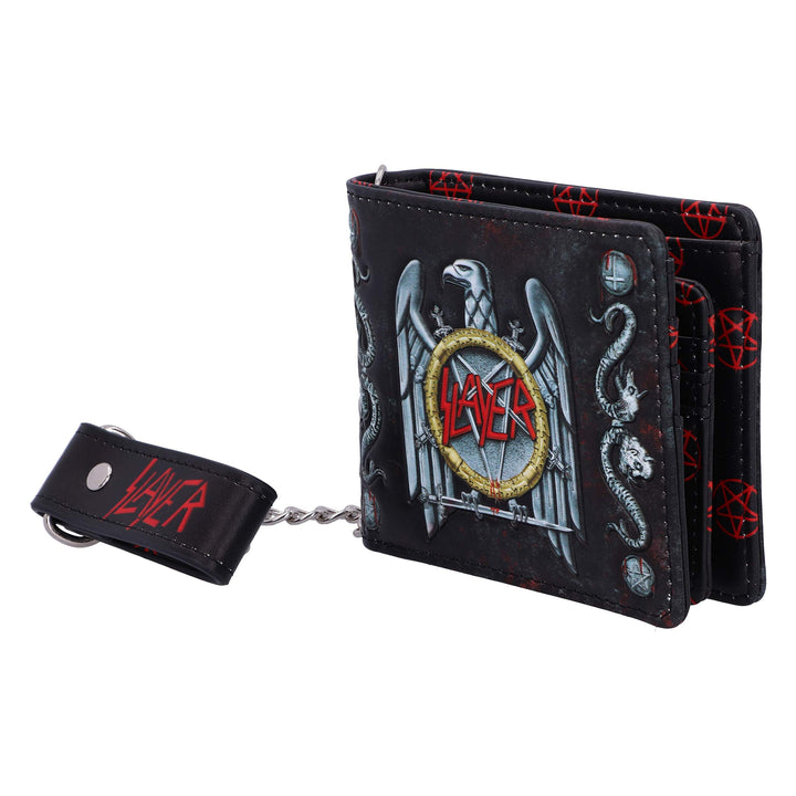 Slayer Eagle Logo Embossed Wallet Purse Officially Licensed