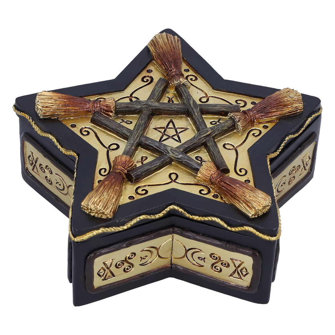 Magick Protector Wiccan Broomstick Box 16cm