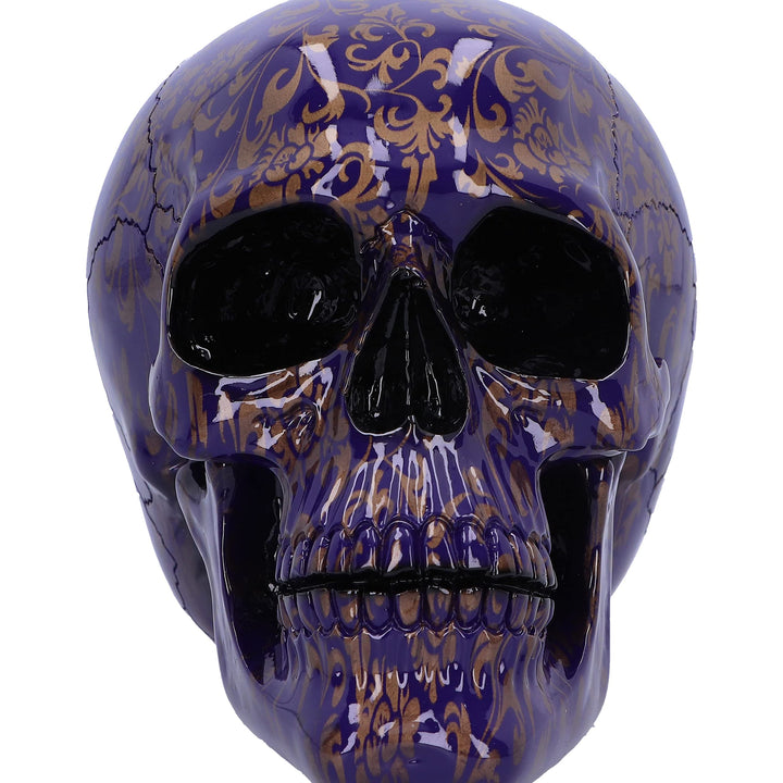 Indigo Elegance Skull 18.5cm