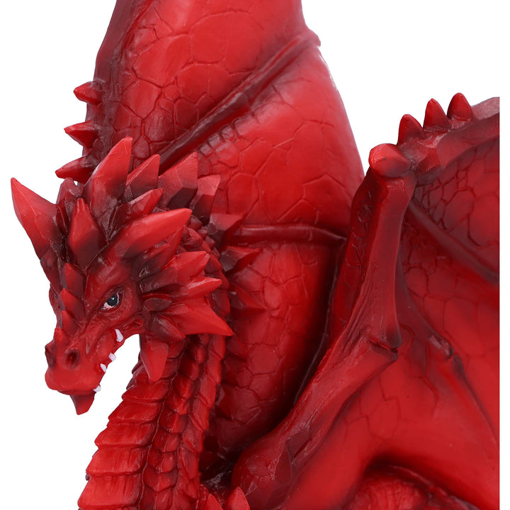 Tailong Red Dragon Figurine 21.5cm