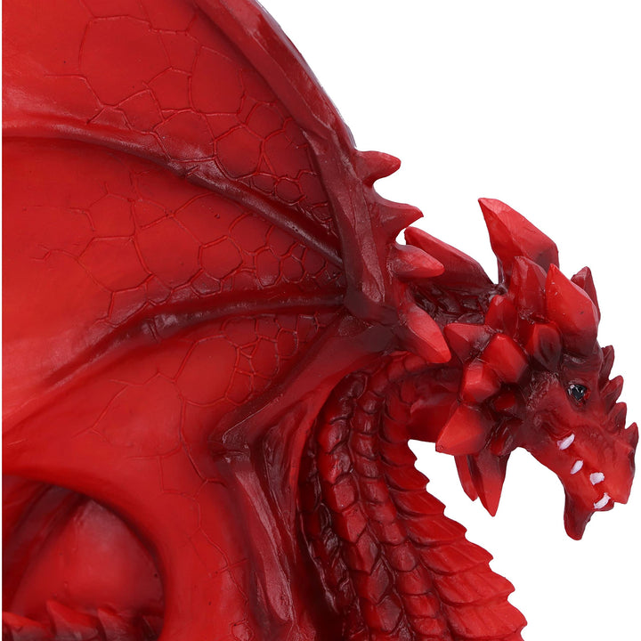 Tailong Red Dragon Figurine 21.5cm