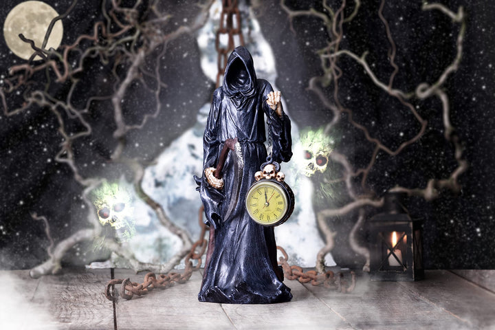 Reaper Holding Clock Figurine The Reaping 39.5cm