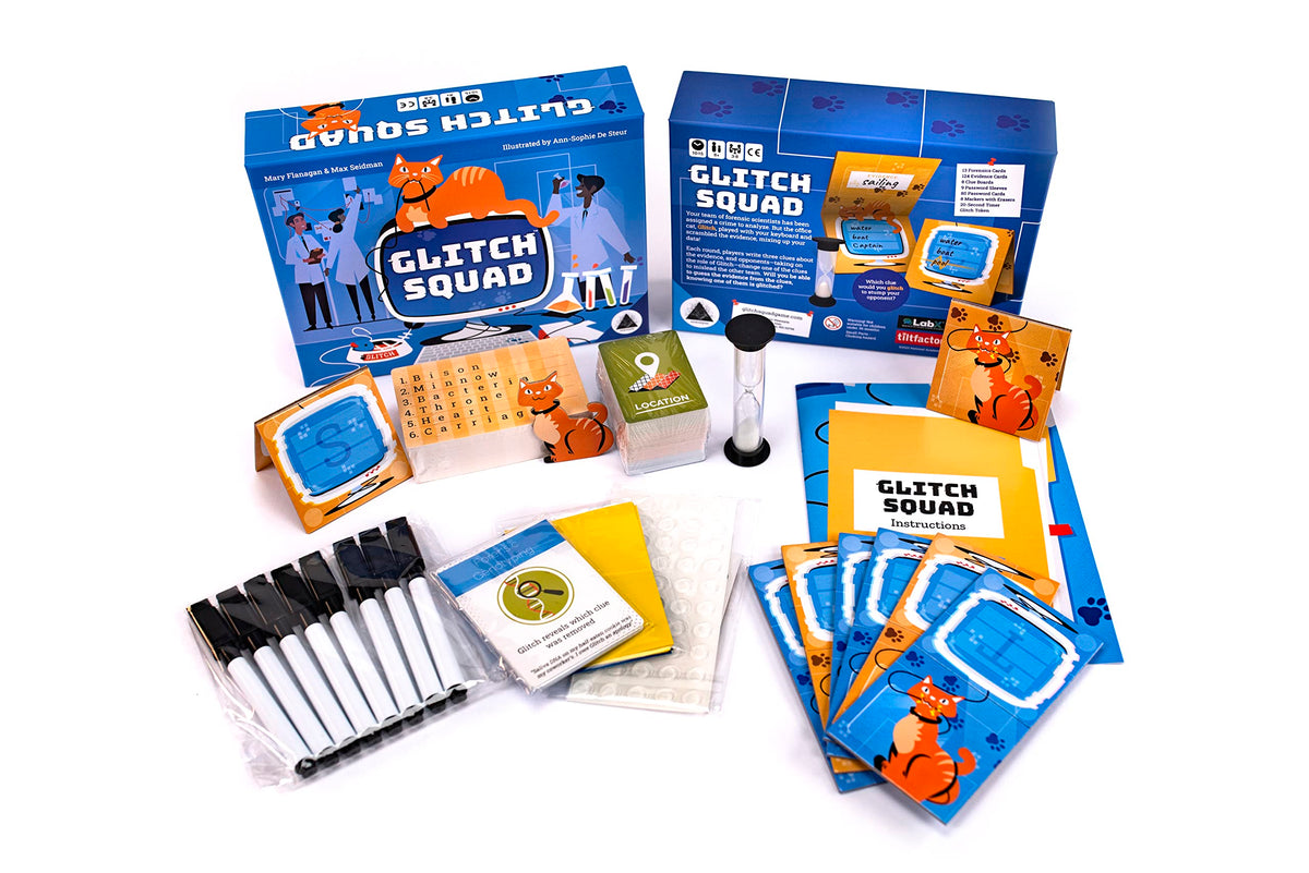 Glitch Squad, Collaborative Logic Puzzle Game, Ages 8+, 3 to 8 Players, Resonym Games 8