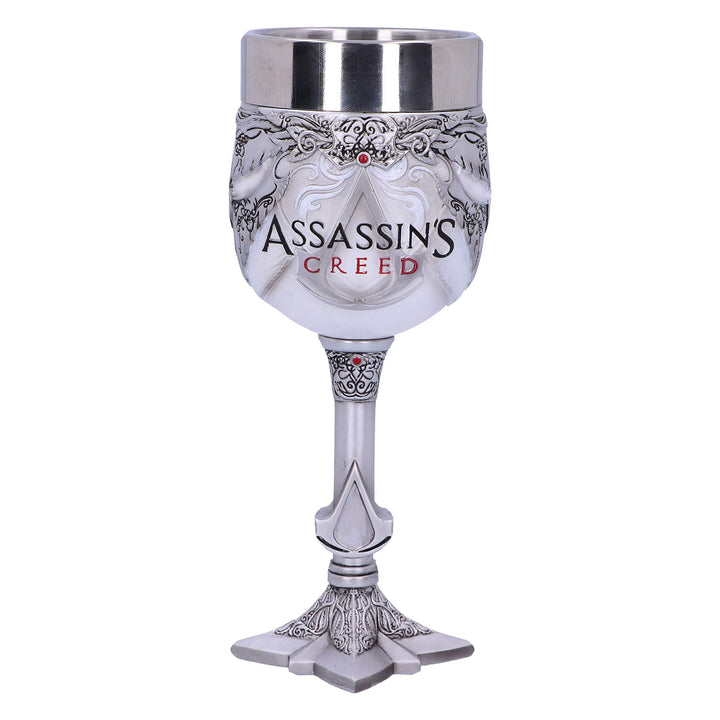 Assassins Creed White Game Goblet 20.5cm Officially Licensed