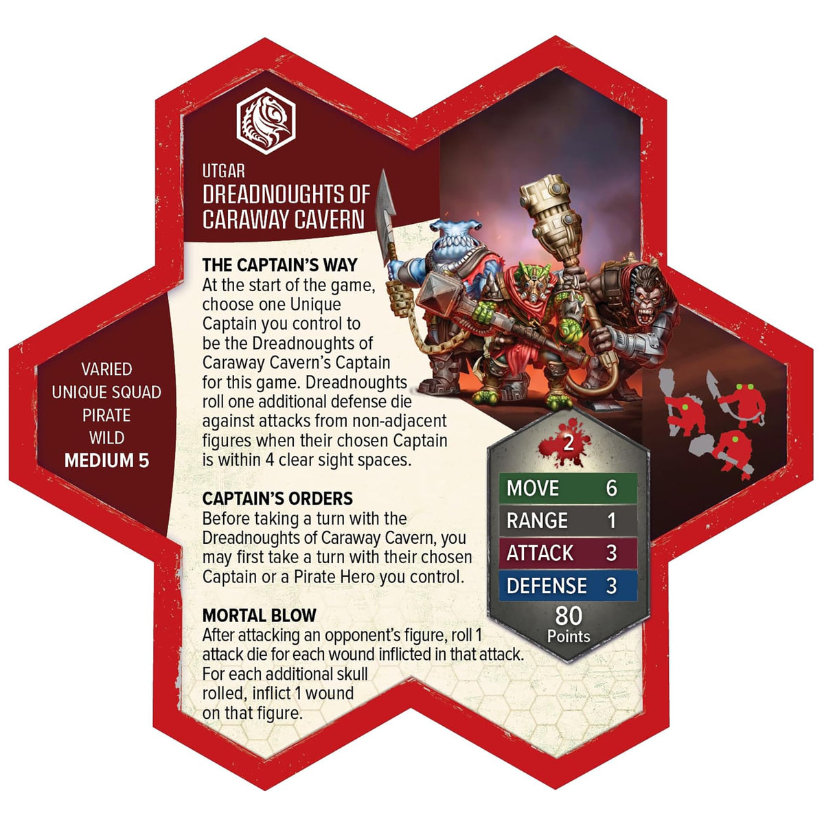 Heroscape Crimson Widow and Dreadnoughts of Caraway Cavern Army Expansion Board Game by Renegade Studio 6