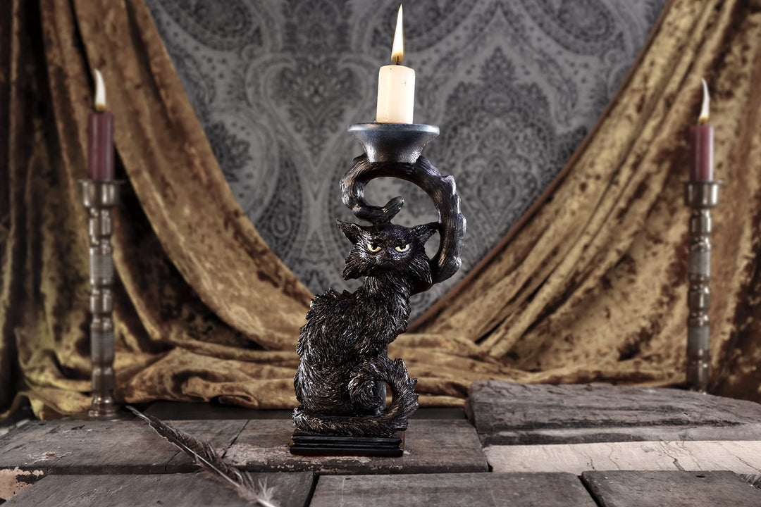 Witches Familiar Salem Candlestick Holder 20cm