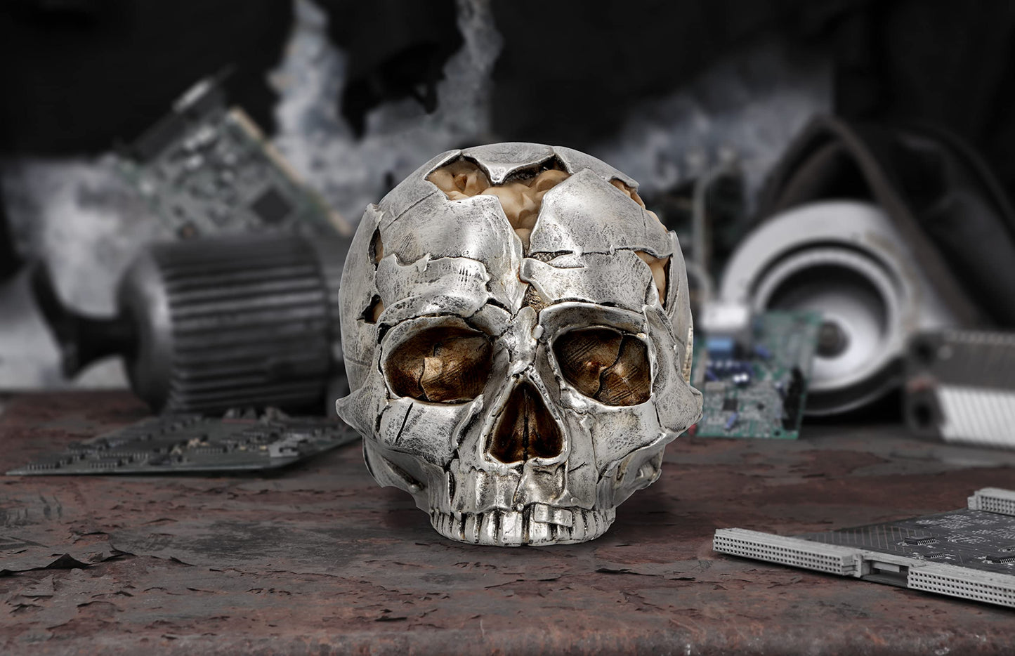Large Alternative Fracture Skull 16cm 7
