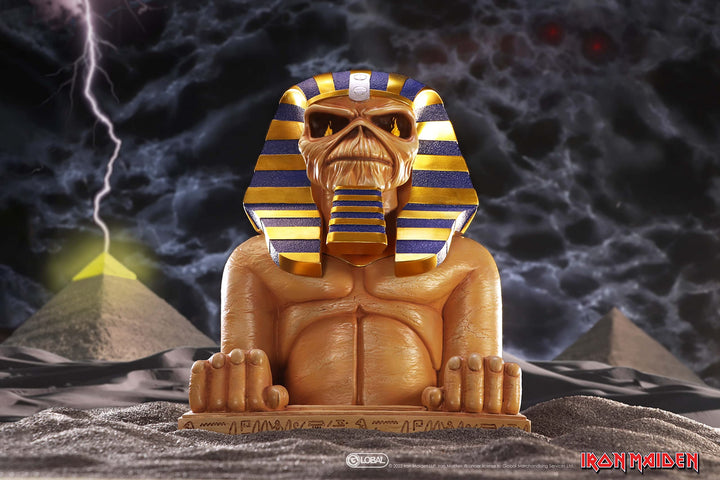 Iron Maiden Powerslave Bust Box 28cm Officially Licensed