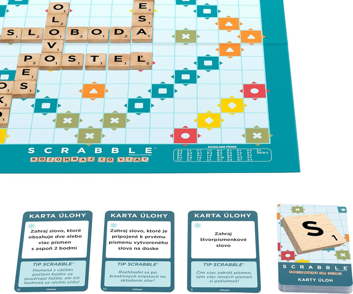 Scrabble Wood Refresh Board Game