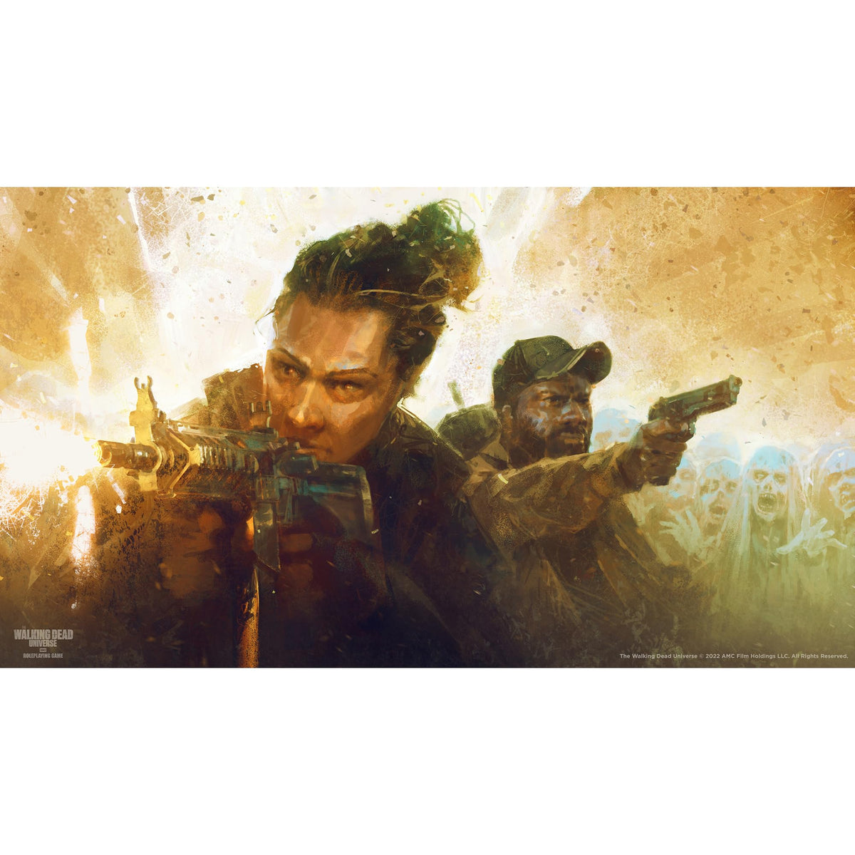 Free League Publishing The Walking Dead Universe RPG Core Rules, Fantasy Horror Adventure Roleplaying, Hardback RPG Book, Adults, Teens Ages 16+ 8