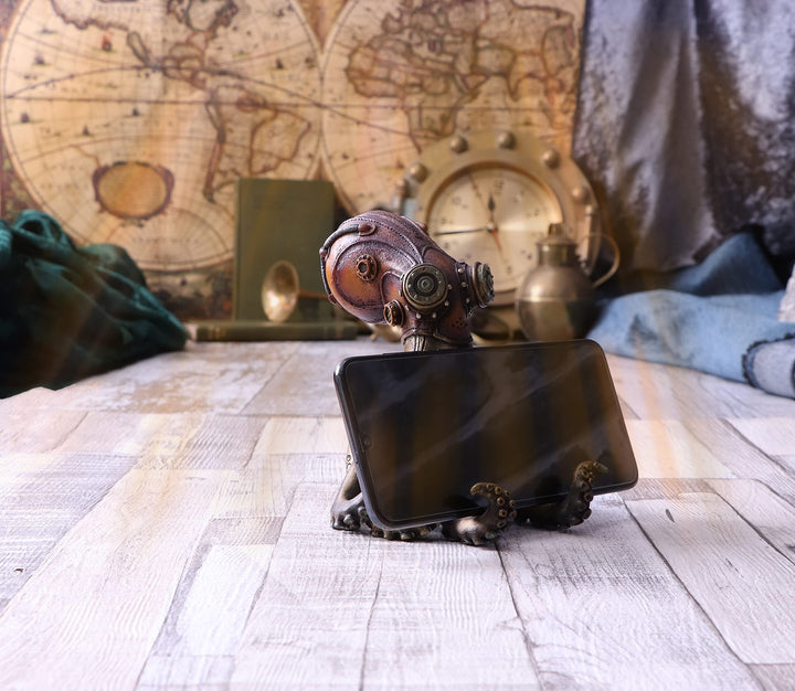 Call of the Kraken Steampunk Phone Holder 145cm 14.5cm
