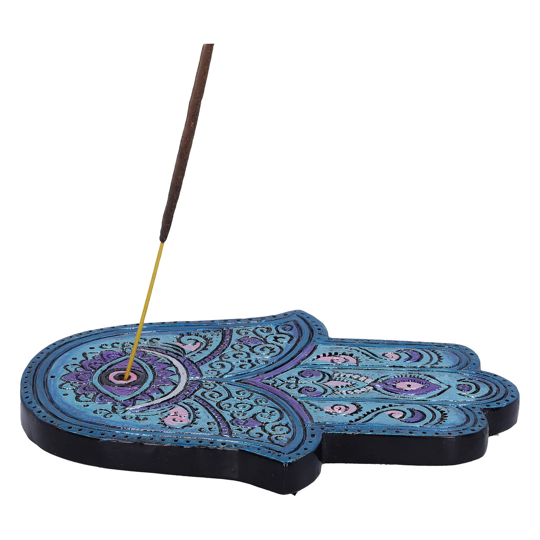 Set of 4 Hamsas Serenity Hand Incense Stick Burner Hamsas 12.5cm