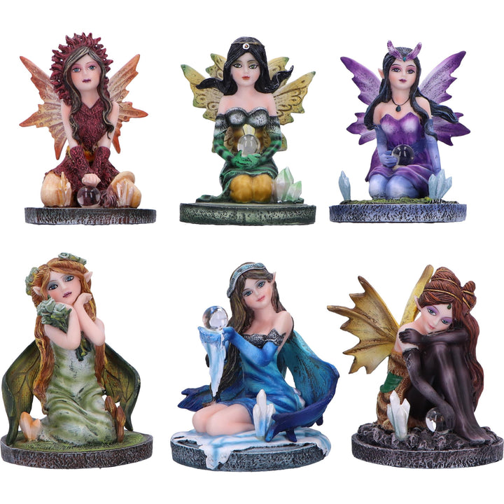 Crystal Fairy Figurines with Retail Display 12 figures of