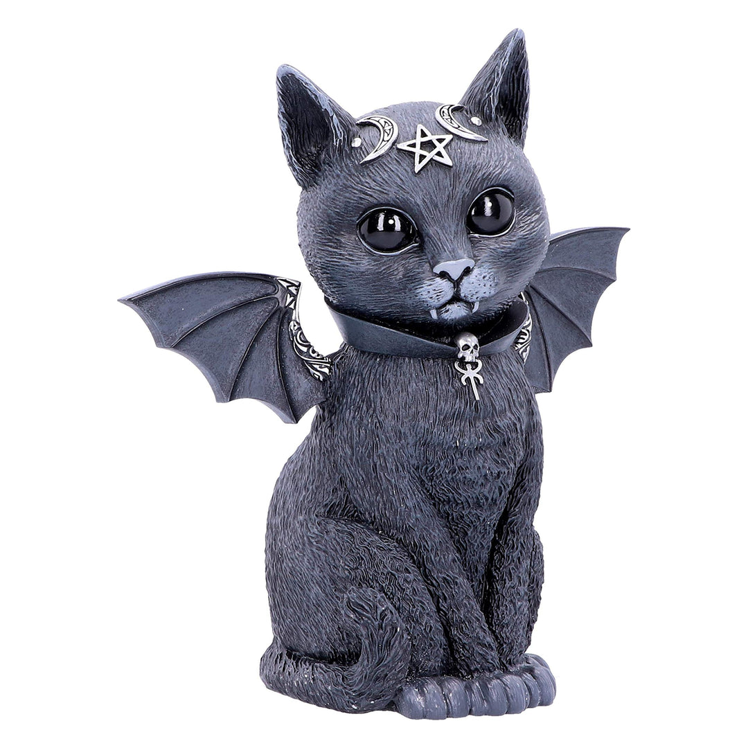 Large Malpuss Winged Occult Cat Figurine 24cm