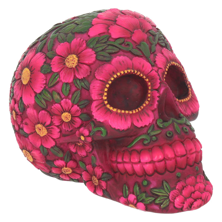 Sugar Blossom Pink Skull 14.5cm