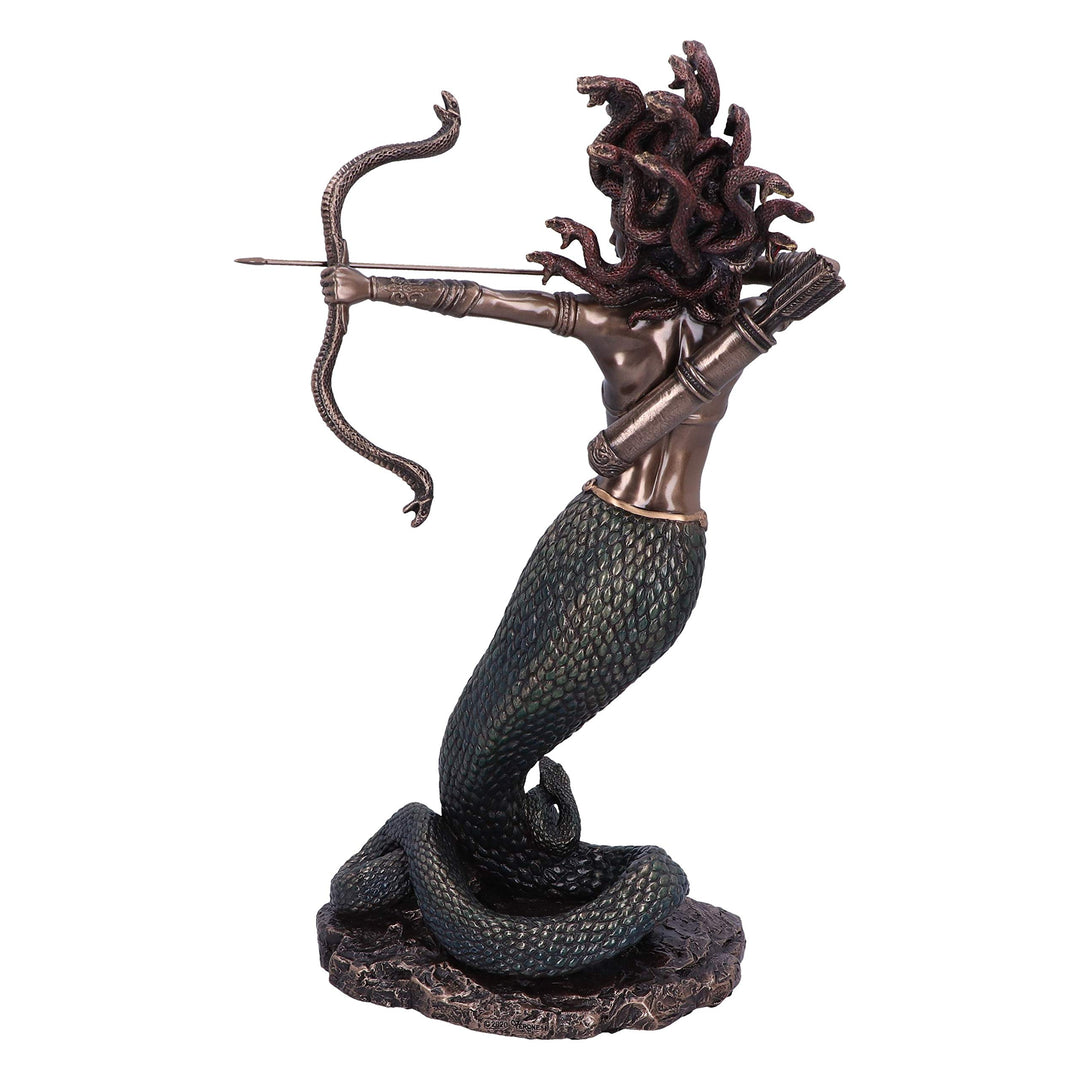Bronze Mythological Medusas Wrath Figurine 36cm Medusa