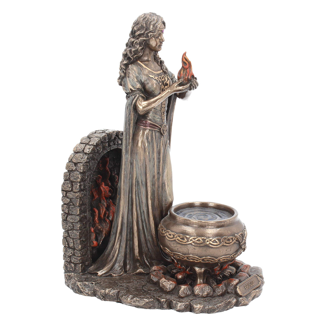 Brigid Irish Goddess Bronze Figurine 24.5cm
