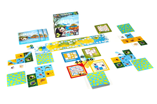 Nimalia Board Game - Design Your Animal Sanctuary and Compete for Victory! Fun Strategy Game for Kids and Adults, Ages 10+, 2-4 Players, 25-30 Minute Playtime, Made by Lucky Duck Games 2