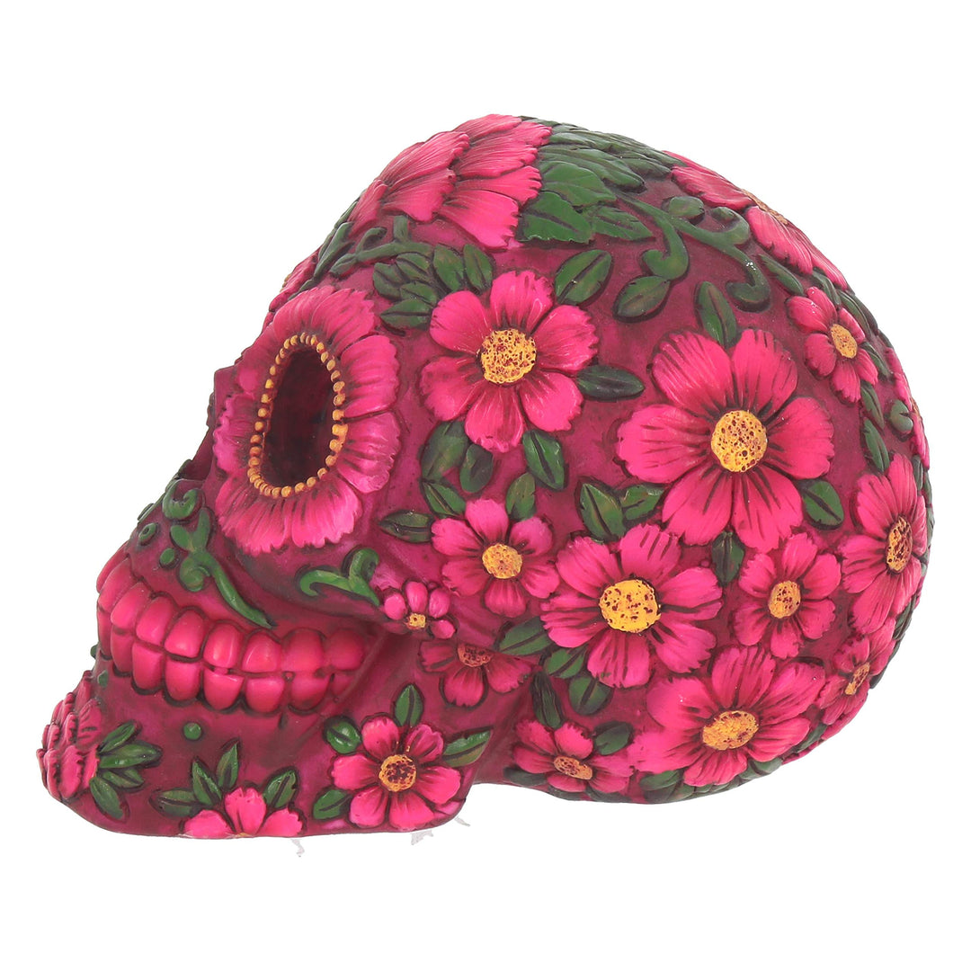 Sugar Blossom Pink Skull 14.5cm