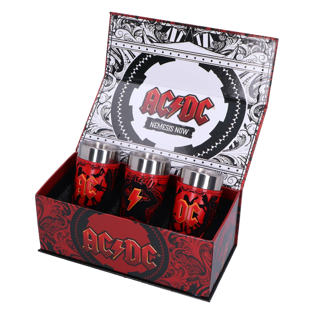 ACDC Logo Set of 3 Shot Glass 8.7cm