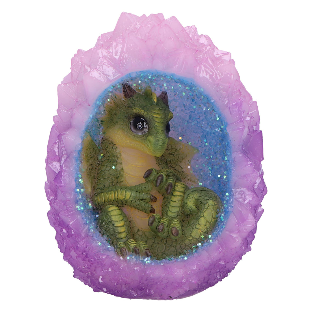 Geode Nest Green Illuminating Figurine 12.5cm