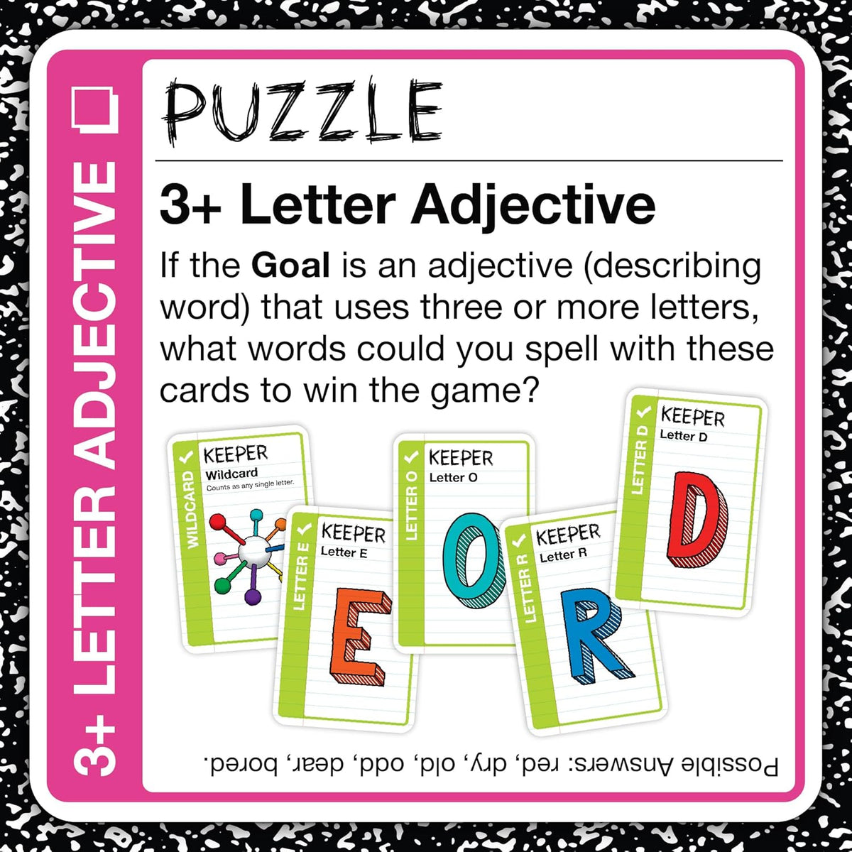 Word Fluxx Card Game