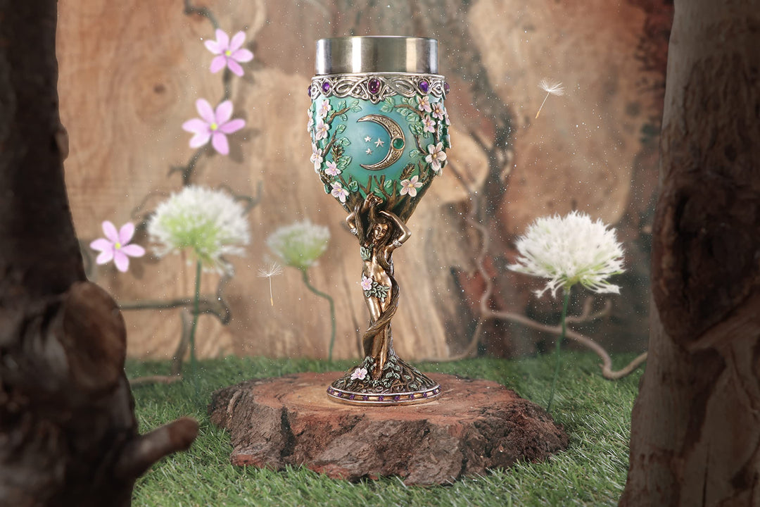 Triple Moon Goddess Maiden Goblet 20.8cm
