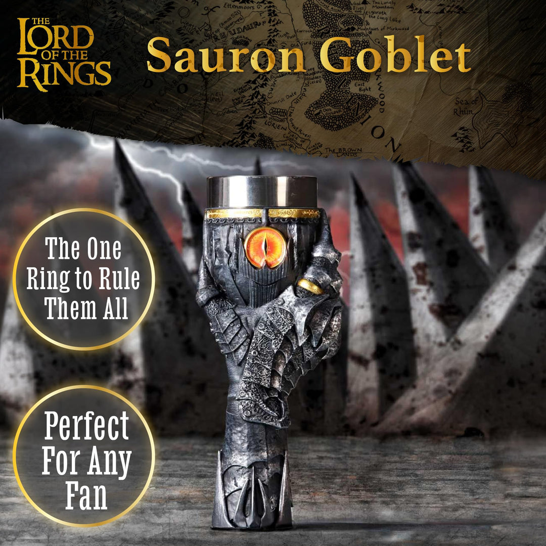 Lord of the Rings Sauron Goblet 22.5cm Officially Licensed