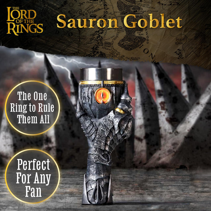 Lord of the Rings Sauron Goblet 22.5cm Officially Licensed