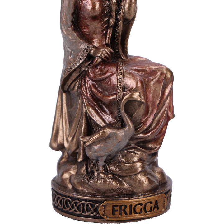 Frigga Goddess of Motherhood Mini Bronze Figurine 7.6cm